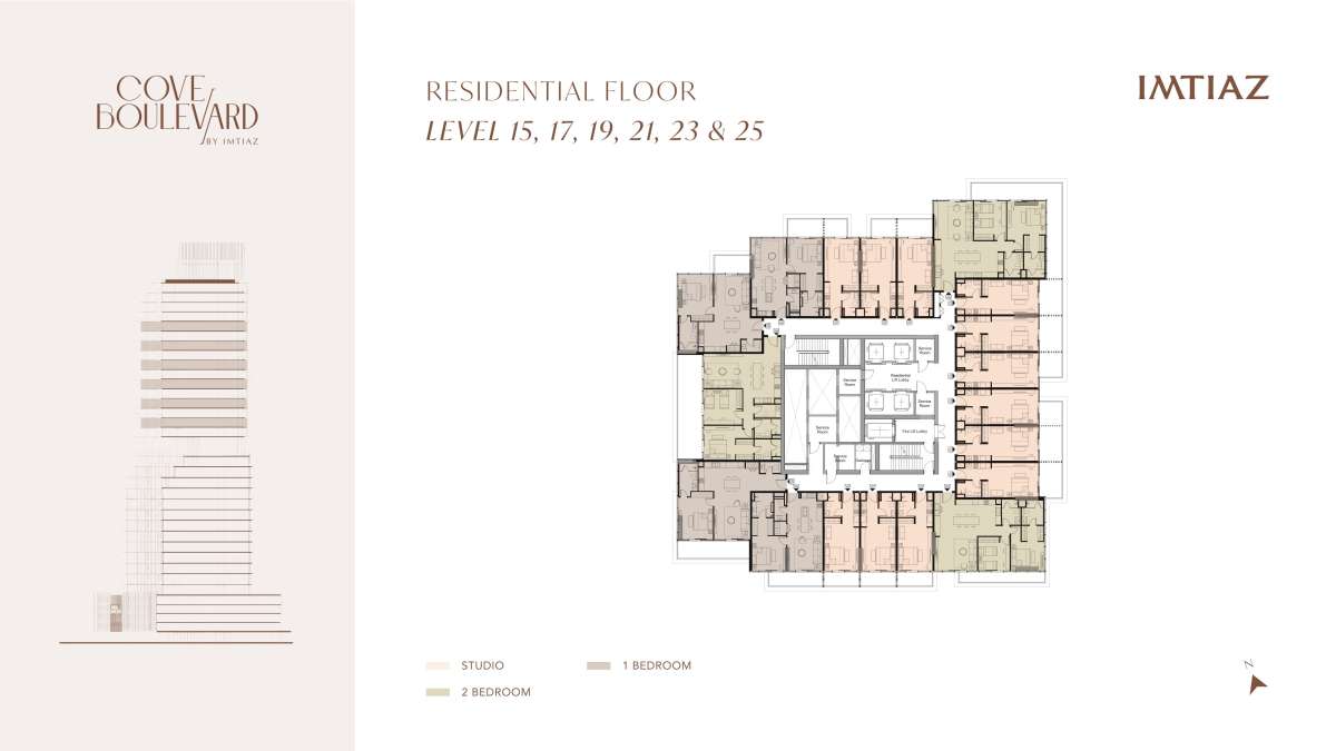 Level 15,17,19,21,23,25 - Cove Boulevard